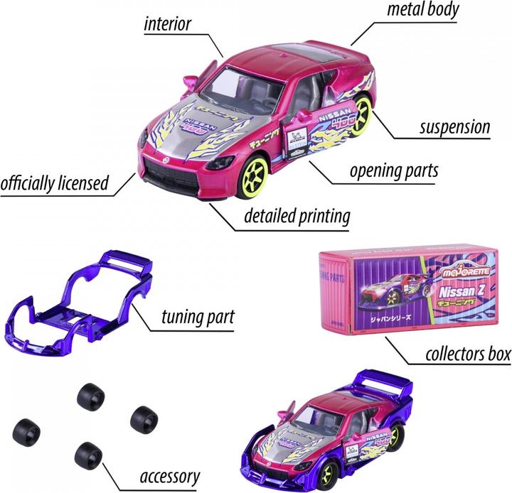 Image du produit Majorette Japan Series Deluxe Cars