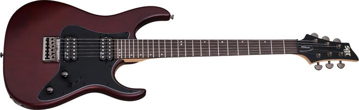 Actual product image Schecter Guitar Research Schecter SGR Banshee-6 sähkökitara, Walnut Satin (Electric guitar, Fingerboard: Rosewood, Body: maple wood, Neck: Okoume)