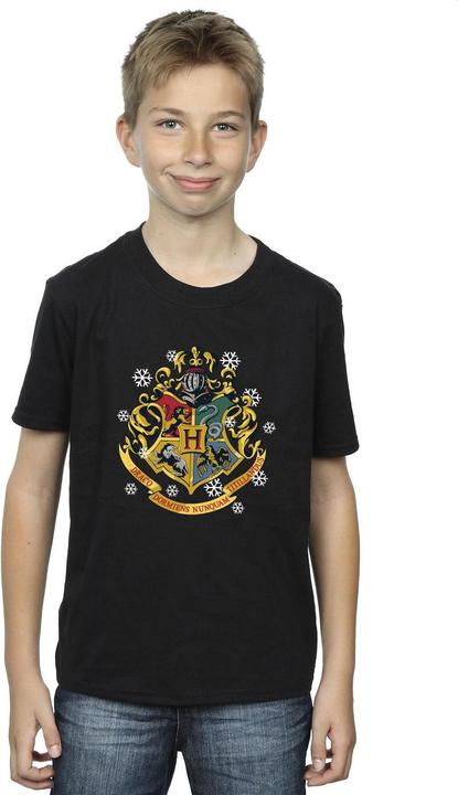 Actual product image Boys Christmas Crest T-Shirt (140, 146)