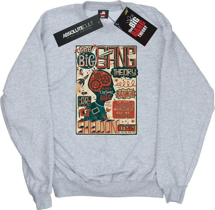 Big Bang Theory Infografik Poster Baumwoll Sweatshirt