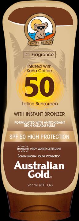 Australian Gold Instant Bronzer (Sonnenlotion, SPF 50, 237 ml)