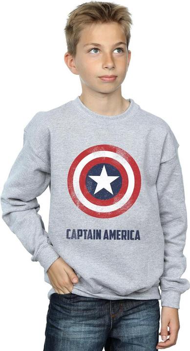 Actual product image Captain America Boys Shield Sweatshirt (152, 158)
