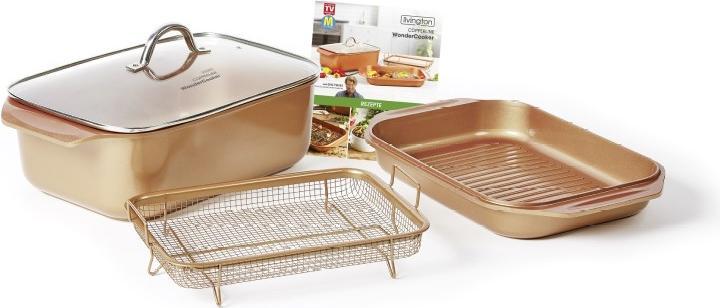 Livington Copperline Wonder Cooker (Bräter + Schmortopf, Aluminium)