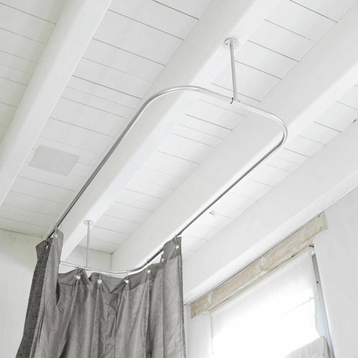 Image du produit Loberon Barre de rideau de douche Addington argent