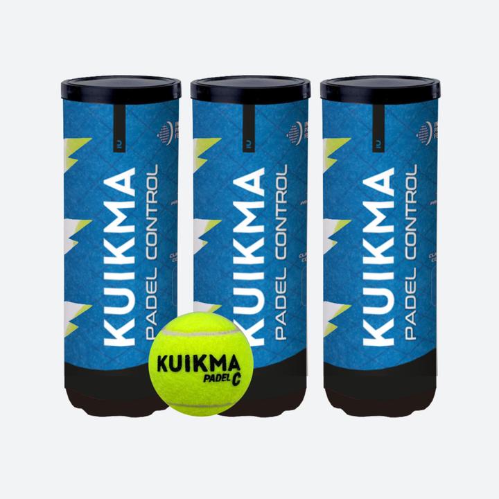 Kuikma Padelbälle Druckbälle drei 3er Dosen - Club
