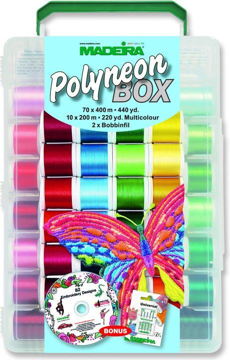 Produktbild Madeira Stickgarn Polyneon 40 Koffer (400 m)