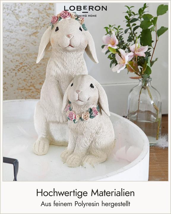 Produktbild Loberon Hasen Sappos weiss