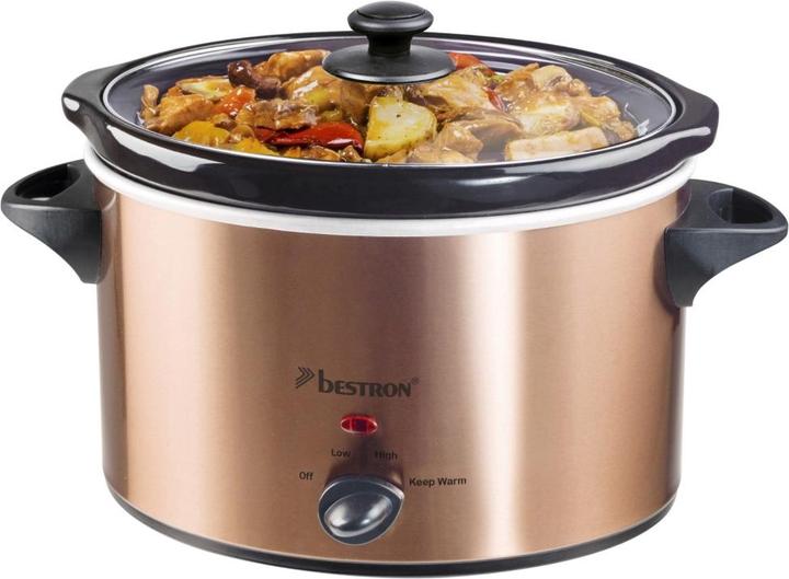 Actual product image Bestron Slow cooker 3.5 litres, copper