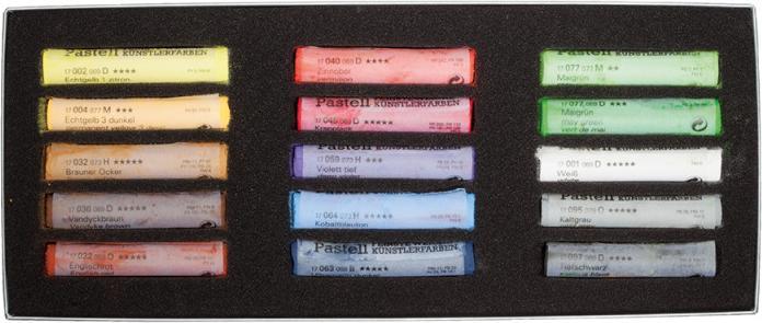 Produktbild Schmincke PASTELL-KASTEN. HOLZ/à15 (Sortiert, 15 x)