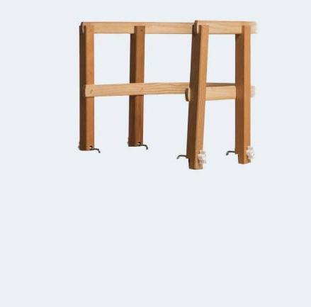 Actual product image Sirch children's backrest solid wood (colour: beech/lacquered ash)