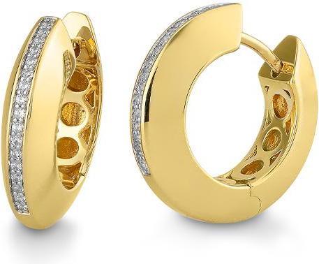 Actual product image Breuning EAR CUTLERY - BRILL. 0,187 Ct. H/si (585, - Gold)
