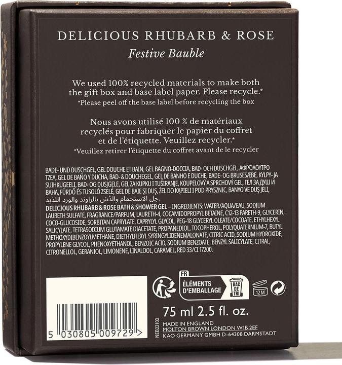 Produktbild Molton Brown Festive Bauble Delicious Rhubarb & Rose (Haarpflege set)