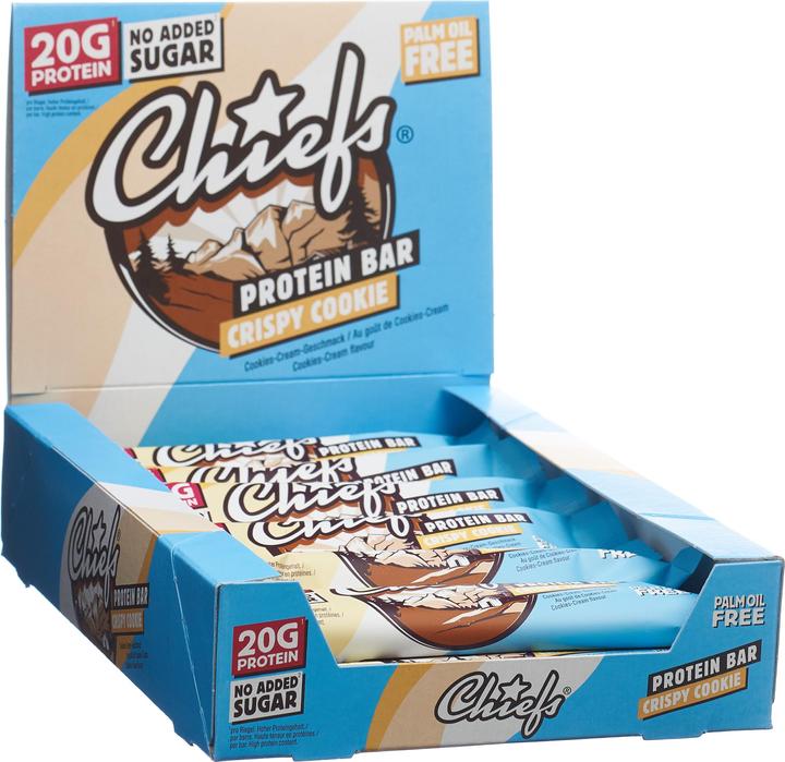 Actual product image Chiefs Protein Bar (Cookie, 12 pcs., 660 g)