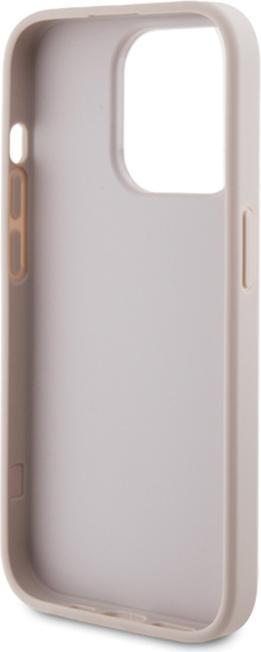 Produktbild Guess GUHCP15LG4GFPI iPhone 15 Pro 6.1" różowy/pink hard case 4G Metal Gold Logo (Apple iPhone 15 Pro)
