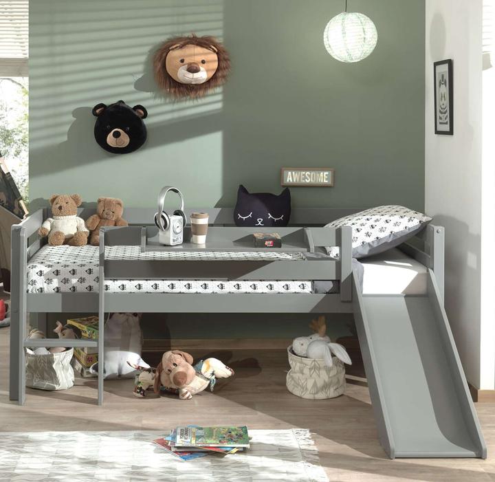Actual product image Vipack Bed Pino with slide and ladder (90 x 200 cm)