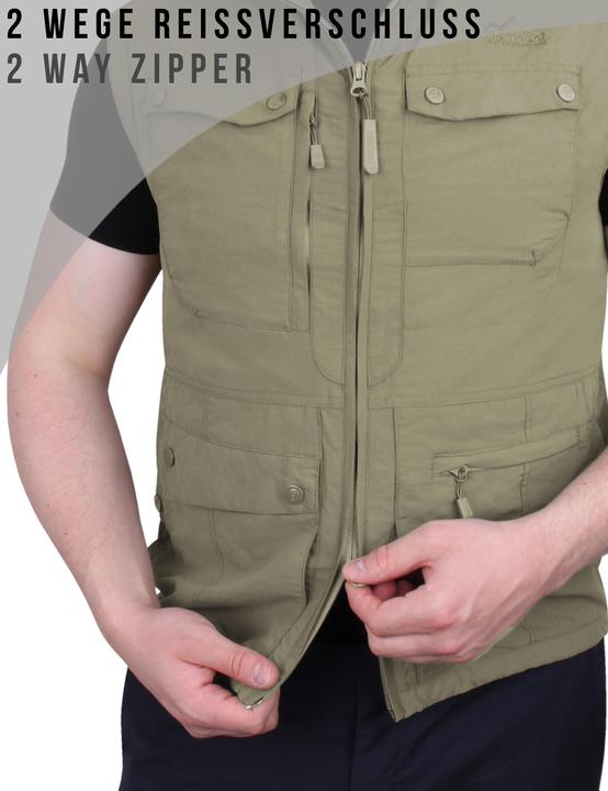 Actual product image Normani Men's outdoor waistcoat Kudu - 1485 (4XL)