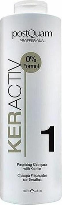 Postquam KERACTIV preparing shampoo with keratin 1000 ml (1000 ml, Flüssiges Shampoo)