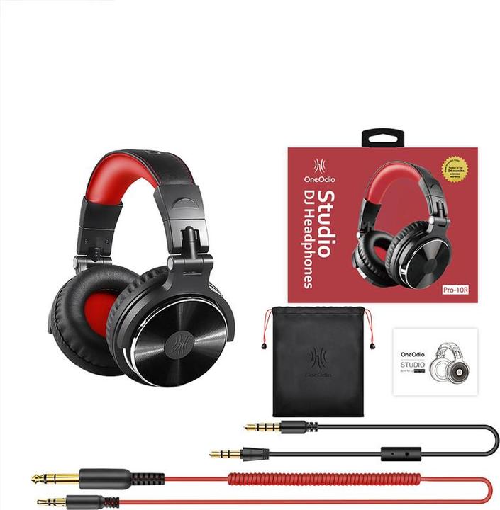 Actual product image OneOdio Headphones Pro10 red (Cable)