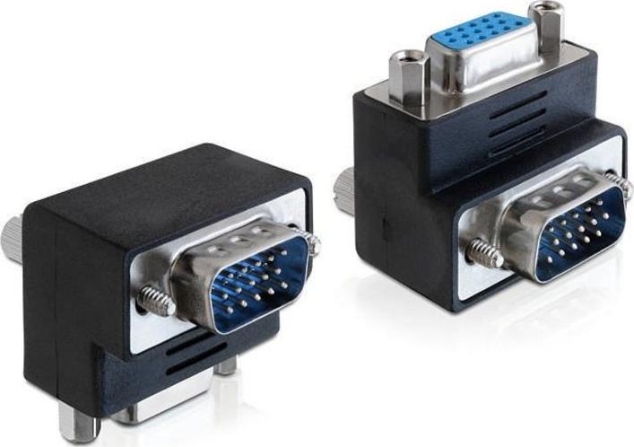 Produktbild Delock Adapter VGA Stecker auf VGA Buchse 270ø (VGA, 3 cm)