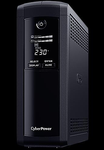 Produktbild Cyberpower ValuePRO Line-Intera. 1200VA/720W 5xSchuko (1200 VA, 720 W, Line-Interaktiv USV)