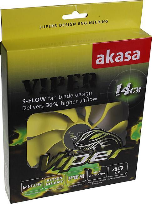 Actual product image Akasa Viper PWM fan (140 mm, 1 x)