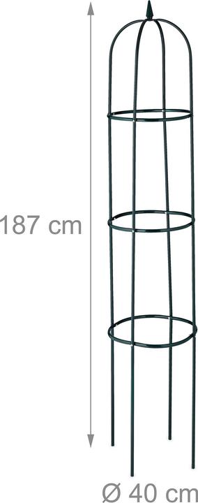Produktbild Relaxdays Rankhilfe (40 cm, 40 cm)
