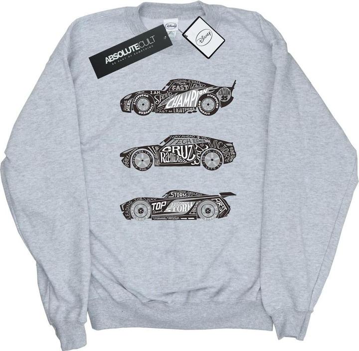 Disney Cars Text Racers Sweatshirt