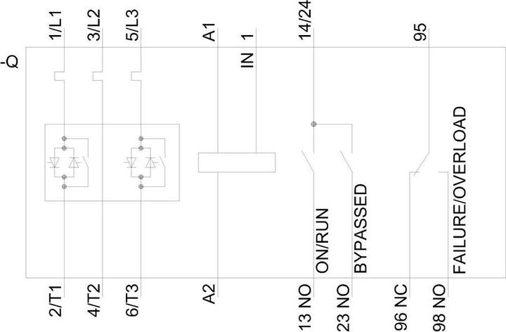 Actual product image Siemens Soft starter 15kW 400V SIRIUS 3RW40