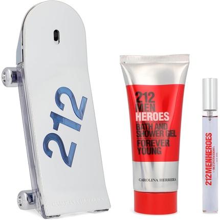 Immagine prodotto Carolina Herrera Herrera 212 Heroes Set: EDT Spray 90ml Gel doccia 100ml EDT Spray 10ml