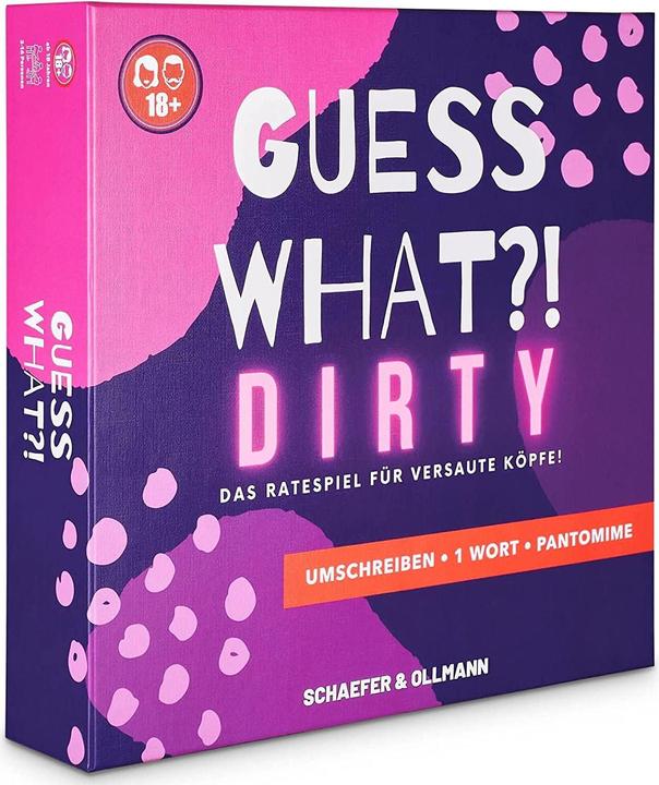 Actual product image Kampfhummel Guess What?! Dirty guessing game, Language: German, Category (German)