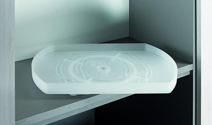 Actual product image Hettich ComfortSpin transparent 360°