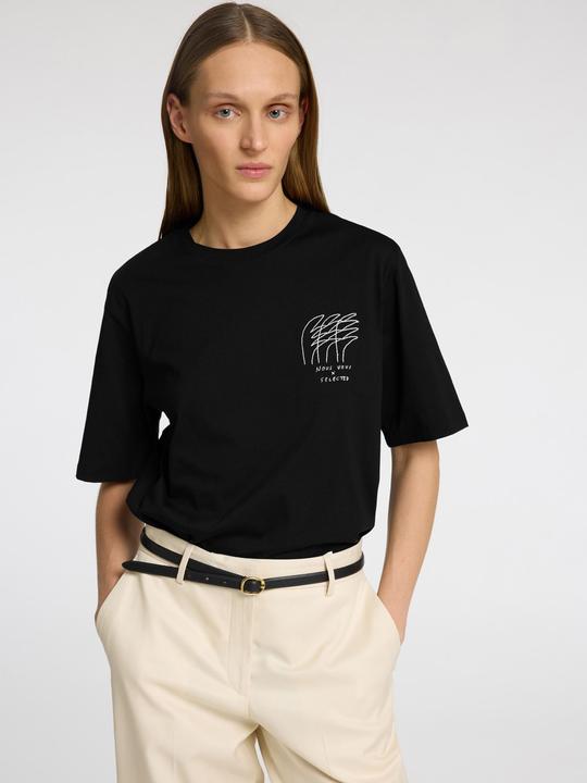 Produktbild Selected Femme Besticktes T-Shirt mit Rundhalsausschnitt (M)