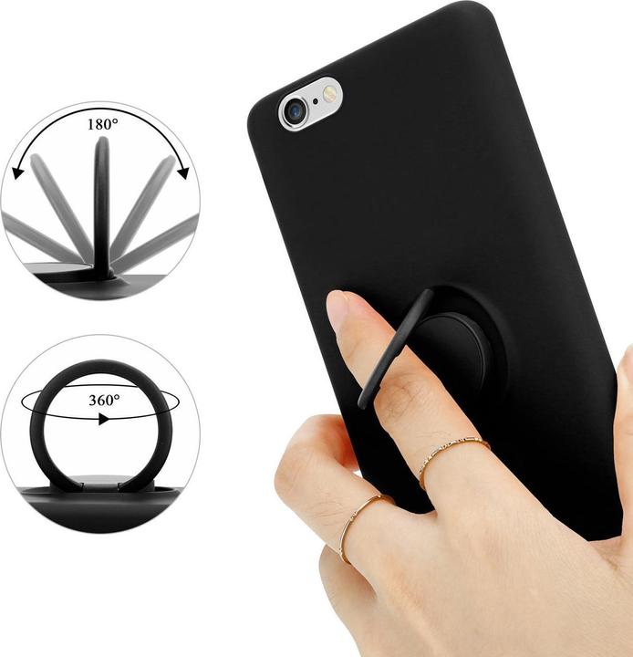 Actual product image Cadorabo TPU Liquid Ring Silicone Case Cover (Apple iPhone 6 Plus)