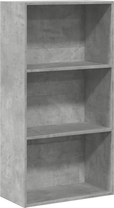 Produktbild VidaXL Bücherregal Standregal Büroregal Aktenregal Aufbewahrungsregal Betongrau (60 x 30 x 114 cm)
