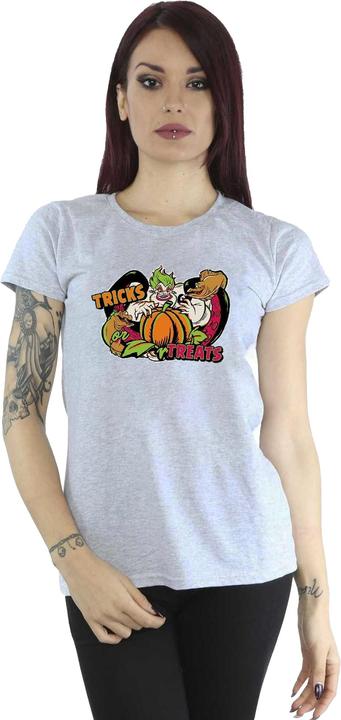 Actual product image Disney Womens/Ladies Trick Or Treat Ursula Villains Boyfriend T-Shirt (L)