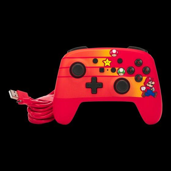 Produktbild PowerA Verbesserter kabelgebundener PowerA-Controller für Nintendo Switch - Speedster Mario (Switch)
