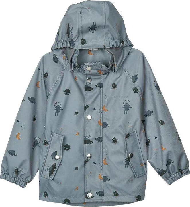 Produktbild Liewood teiliges Regenset Parker Junior Space Blue Fog Mix (128)