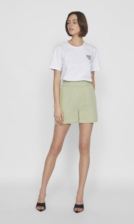 Image du produit Vila Short en coton taille haute (40)