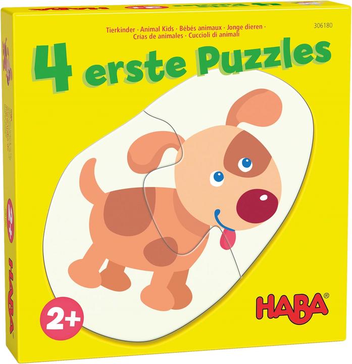 Produktbild Haba 4 erste Puzzles – Tierkinder (4 Teile)