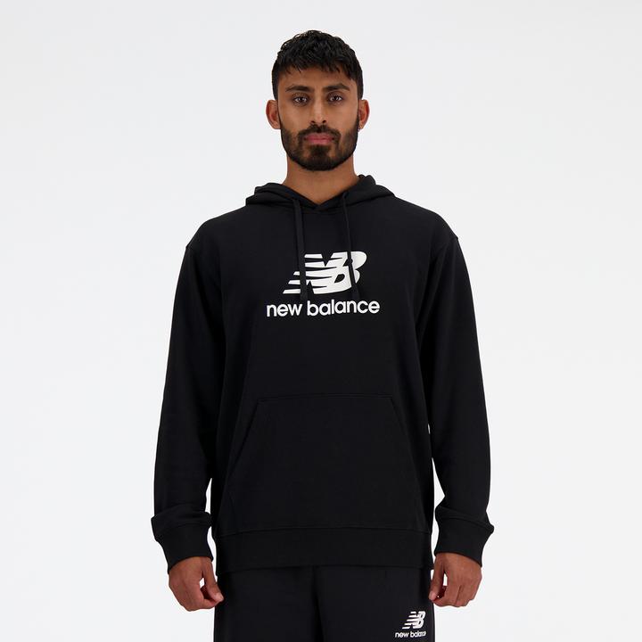 New Balance Stacked Logo French Terry Hoodie