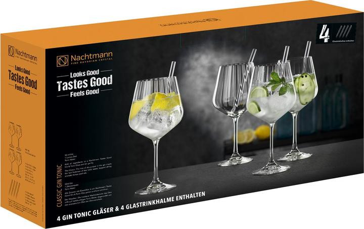 Immagine prodotto Nachtmann Il gusto è buono (6.40 dl, 4 x, Bicchieri di gin)