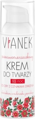 Vianek VIANEK Przeciwzmarszczkowy krem do twarzy do cery z oznakami starzenia na noc 50ml (50 ml, Nachtcreme)