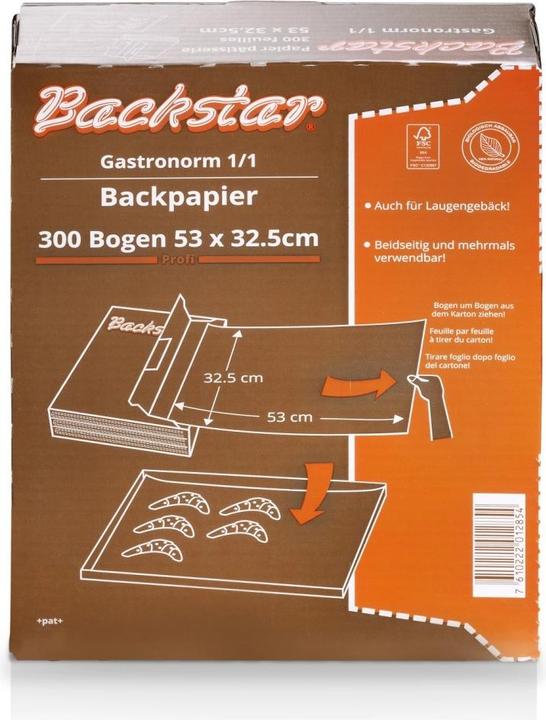 Produktbild Backstar Profi Bogen 300x GN 1/1 (53 x 32.5 cm)