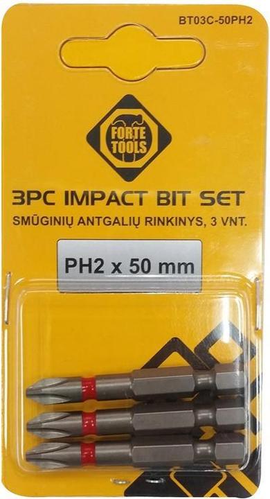 Actual product image Forte tools Impact Screwdriver Bit