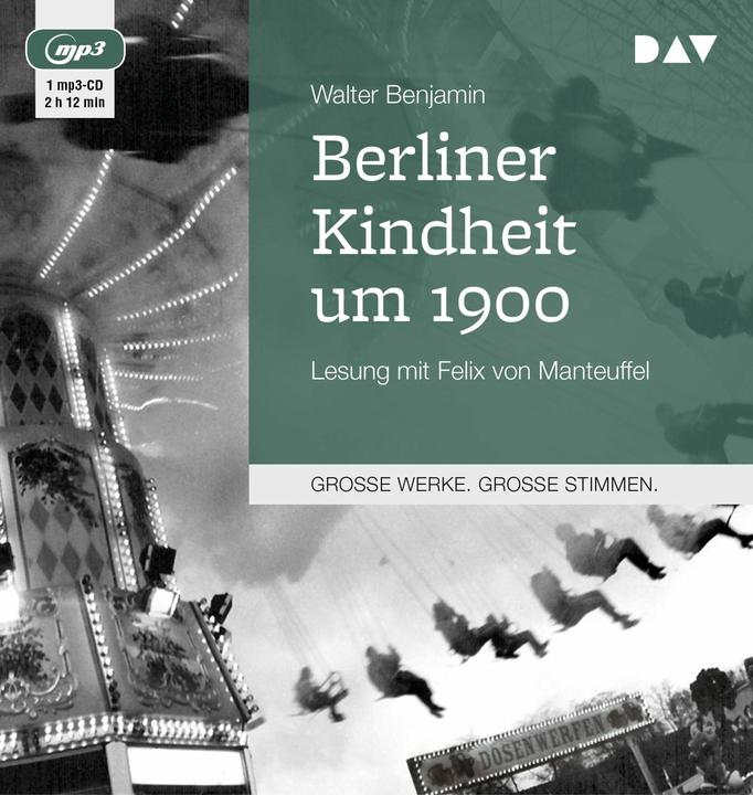 Actual product image Berlin childhood around 1900 (Walter Benjamin, German)