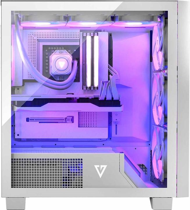 Actual product image Modecom Volcano Perun Apex ARGB biała (mATX, Mini-ITX, ATX, E-ATX)