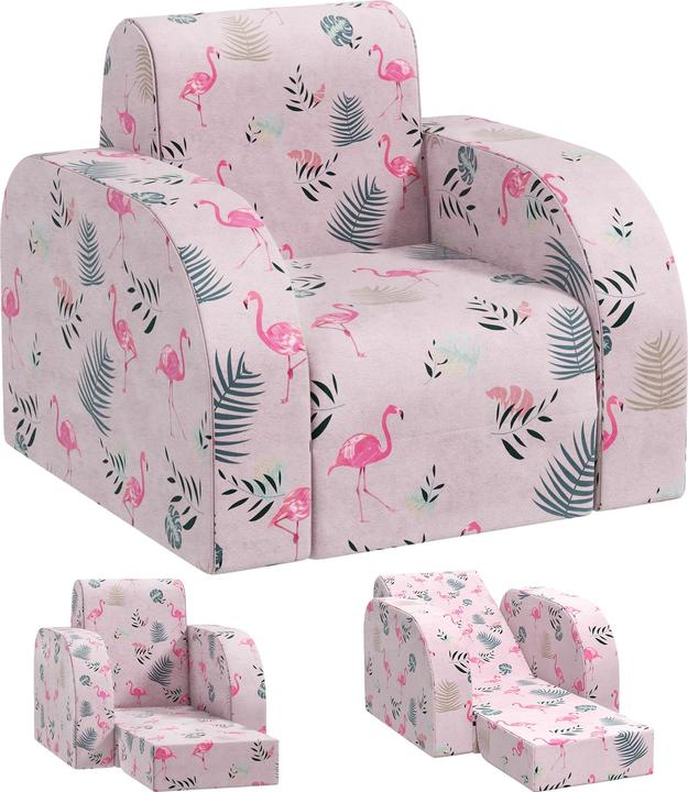Produktbild Aiyaplay Kindersessel Schaumstoff, Polyester Rosa (Kindersessel)