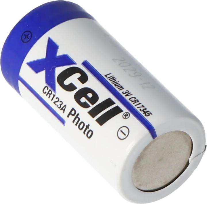 Actual product image XCell Lithium battery CR23 (1 pcs., RCR123A, 1550 mAh)