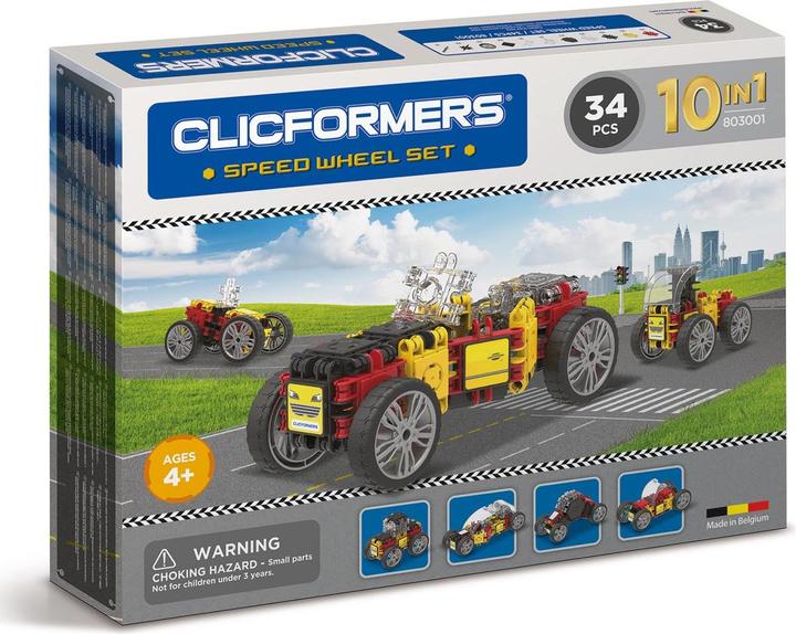 Actual product image Clics Racecar set