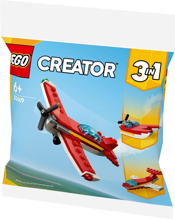 Immagine prodotto LEGO Leggendario aereo rosso (30669, LEGO Creator 3-in-1)